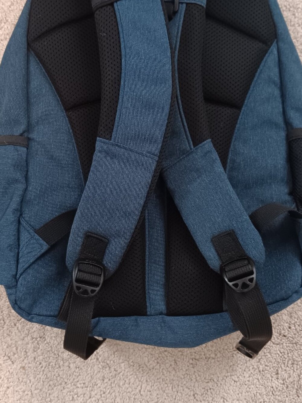 SwissGear Laptop Backpack Heathered Blue Denim Travel School Bag Tech Pack - Picture 10 of 10
